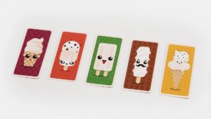 Cartas cuquis del juego Kawaii