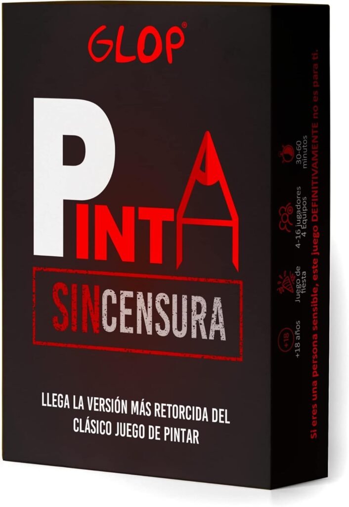 Glop sin censura juego de mesa para adultos