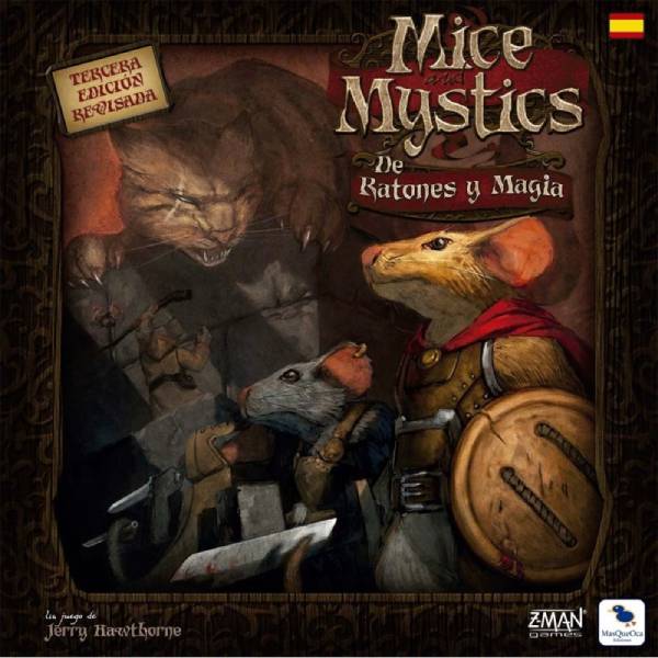 Mice and Mystics, de ratones y magia. Juegos de mesa familiar narrativo y de fantasía.