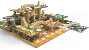 Tablero de Babylon. Los juegos de mesa más cuquis y bonitos.