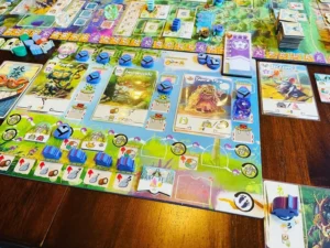 Tablero del juego Bitoku. Los juegos de mesa más cuquis y bonitos. 
