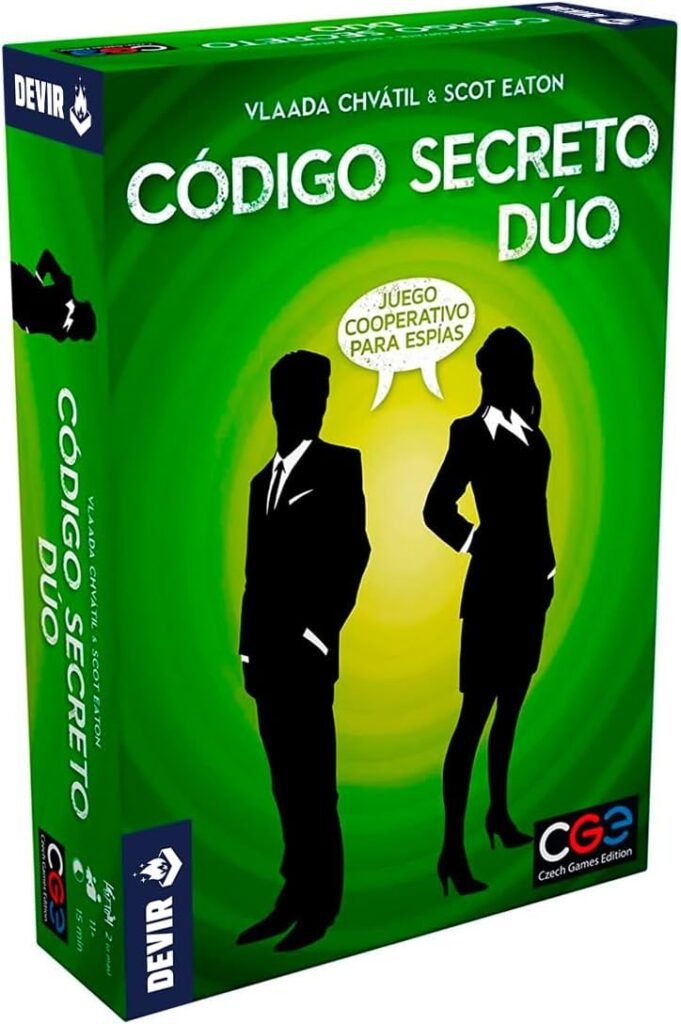 Codigo secreto dúo juego de mesa para dos jugadores