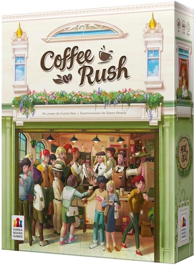 Coffee Rush, los mejores juegos de mesa de gestión de recursos