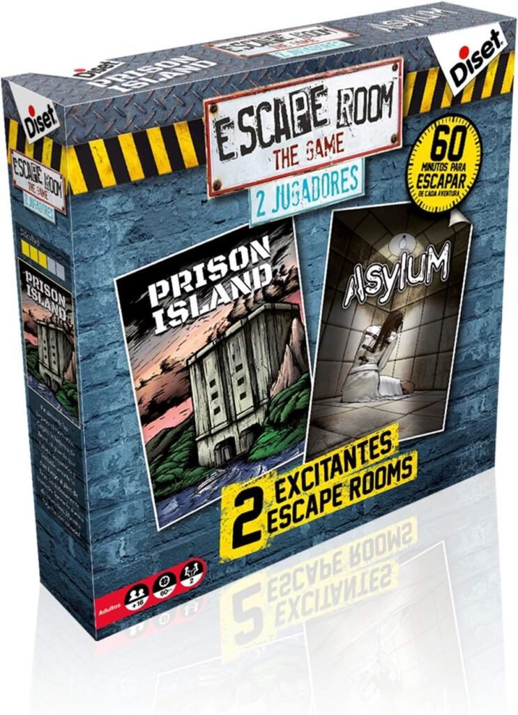 Escape room the game juego de mesa dos jugadores