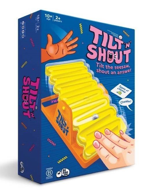 Tilt 'n' shout, juego de mesa party