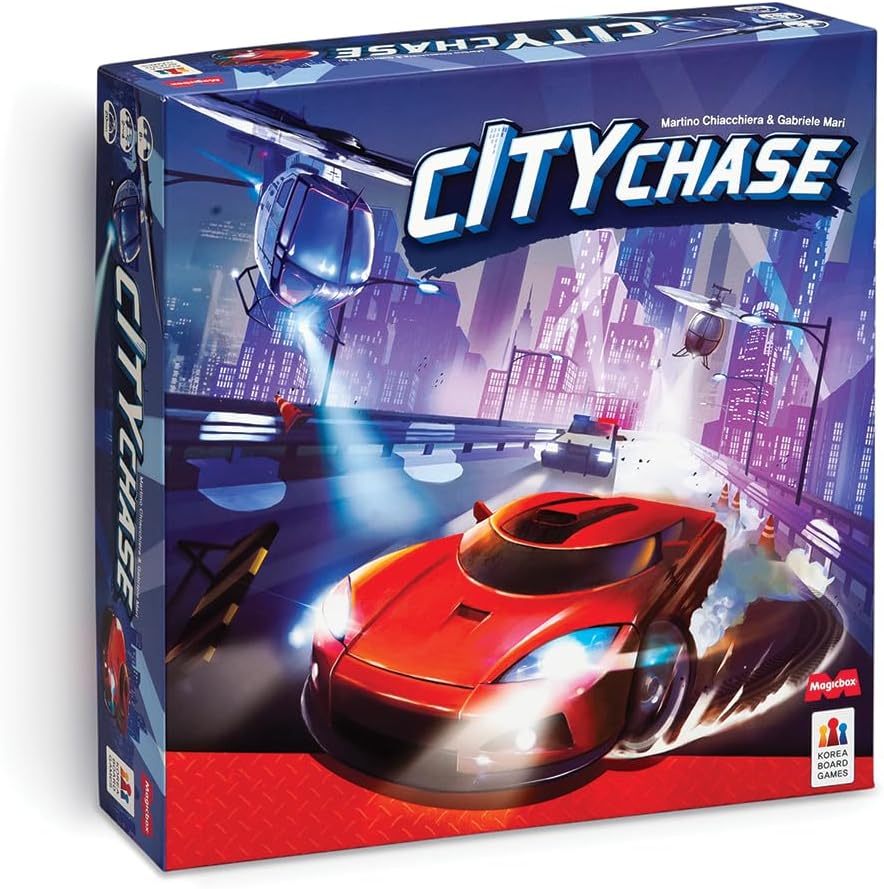 City Chase, juego de mesa para abrir y jugar