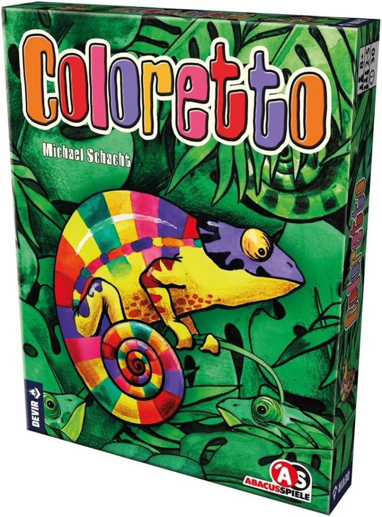 Coloretto, juegos de mesa para jugar con los abuelos