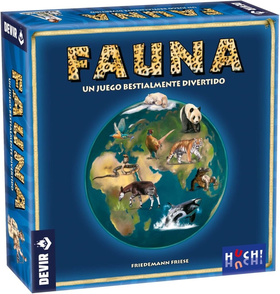 Fauna juego de mesa de animales