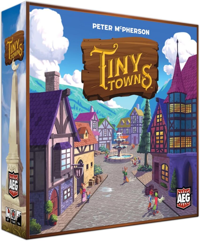 Tiny Towns juego de construcción de ciudades