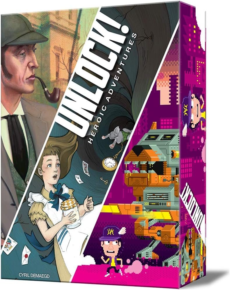 Unlock! Heroic adventures juegos de mesa de escape room