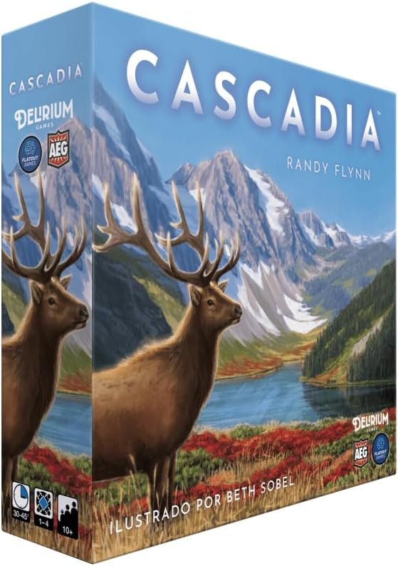 Cascadia juegos de mesa tranquilos