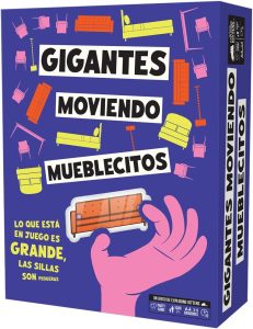 Gigantes moviendo mueblecitos, juegos de mesa party