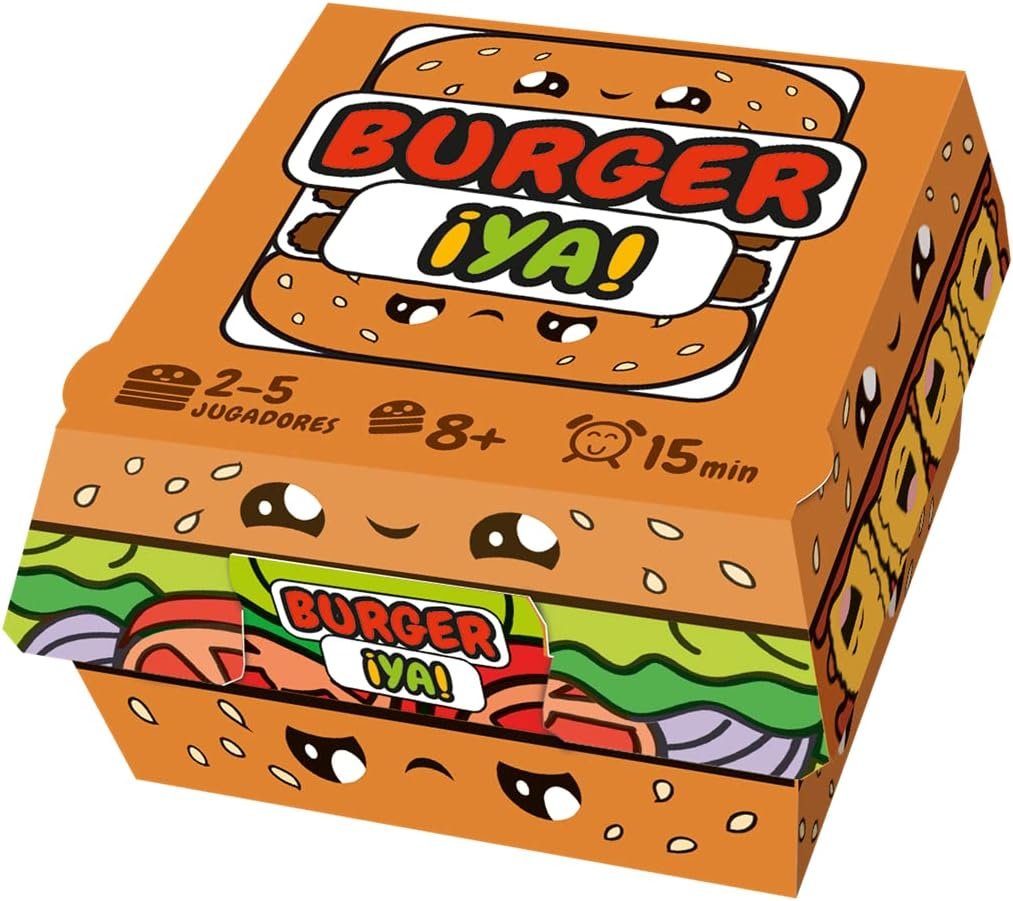 Burger ¡Ya! Juegos de mesa con temática gastronómica