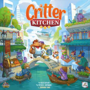 Critter Kitchen, juego familiar con temática gatronómica. Los juegos de mesa más cuquis y bonitos.