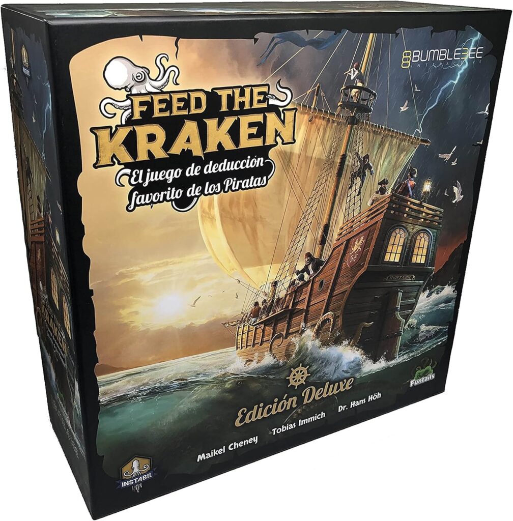 Feed the Kraken, juego de mesa de piratas party