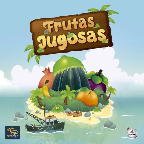 Frutas jugosas, juego de mesa con temática gastronómica