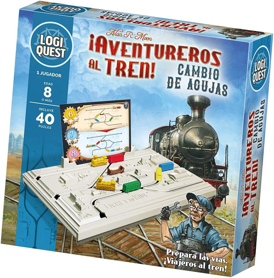 Aventureros al tren, Cambio de agujas. Juegos de mesa para amantes de los trenes.