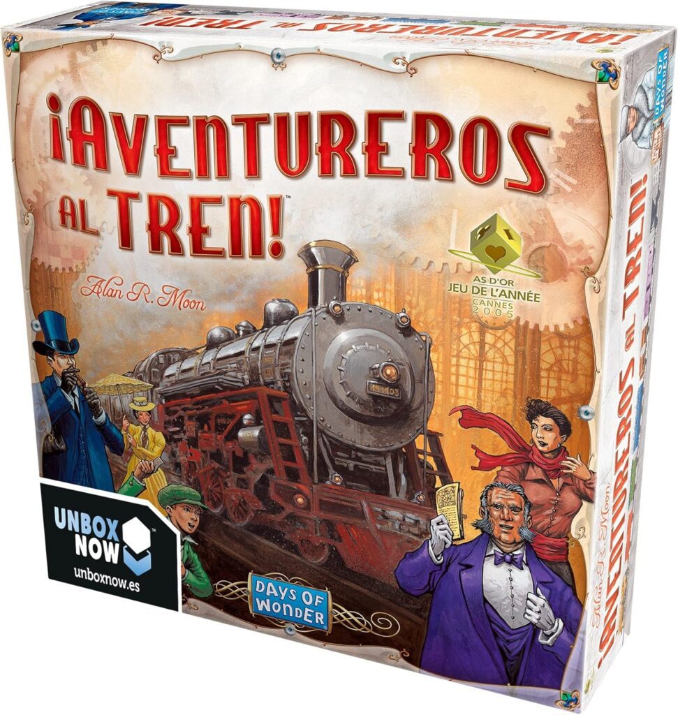 Aventureros al tren (original), juegos de mesa de trenes