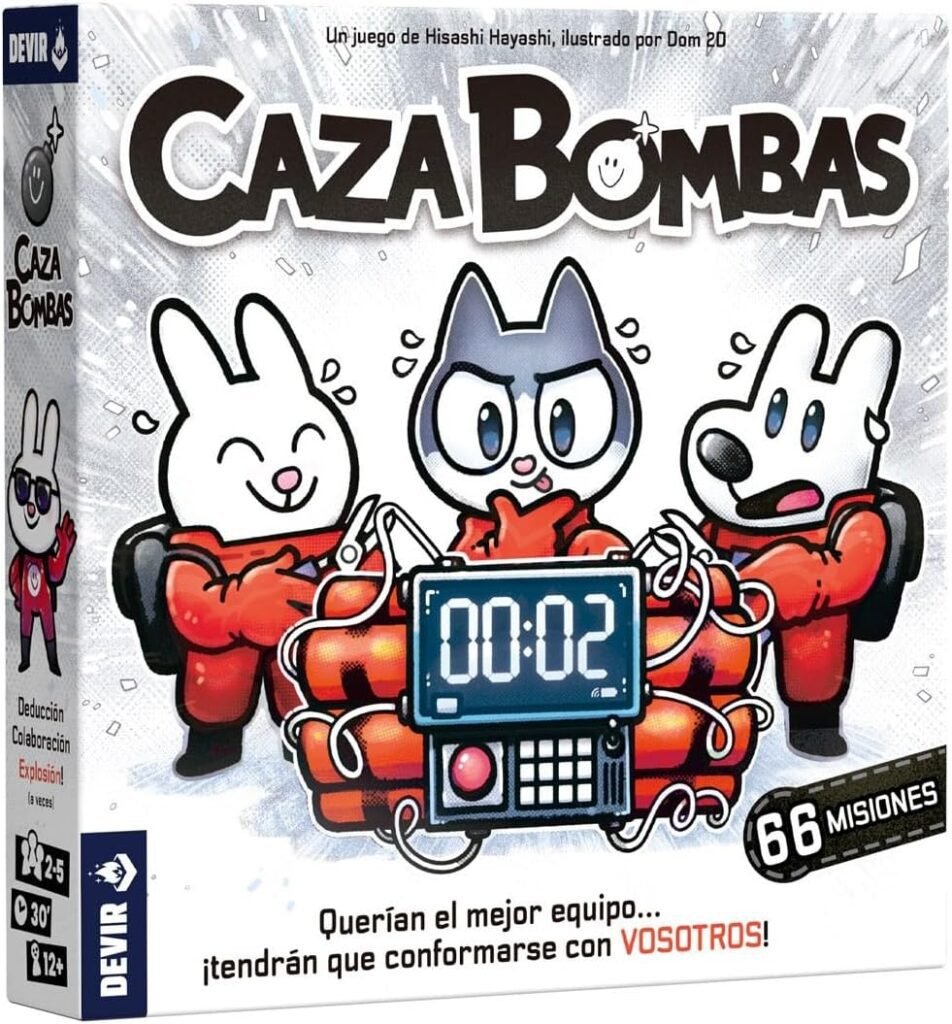 Caza Bombas. Novedades juegos de mesa