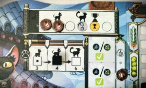 Crecimiento del gatito en Kyoto no neko juego de mesa