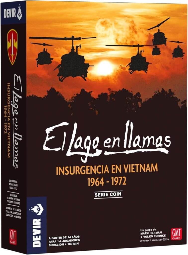 El lago en llamas. Juegos de mesa para expertos.