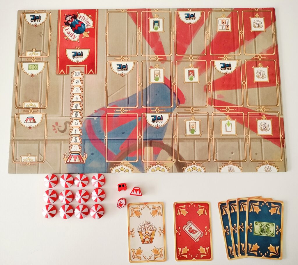 Tablero de jugador 3 Ring Circus