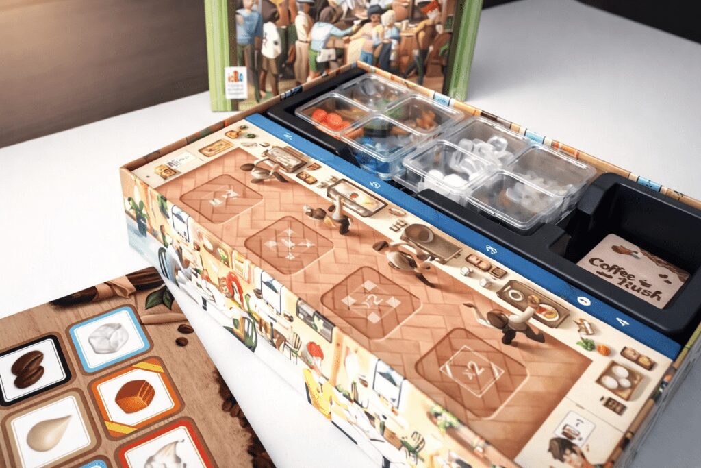 Caja juego Coffee Rush juego de mesa