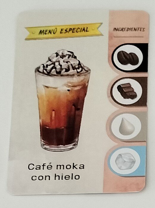 Carta de pedido de Menu Especial
