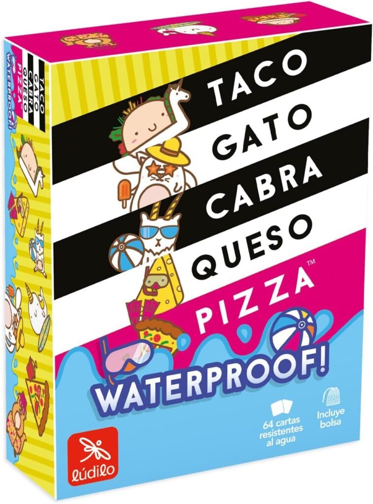 Taco gato cabra queso pizza Waterproof, juegos de mesa para la piscina