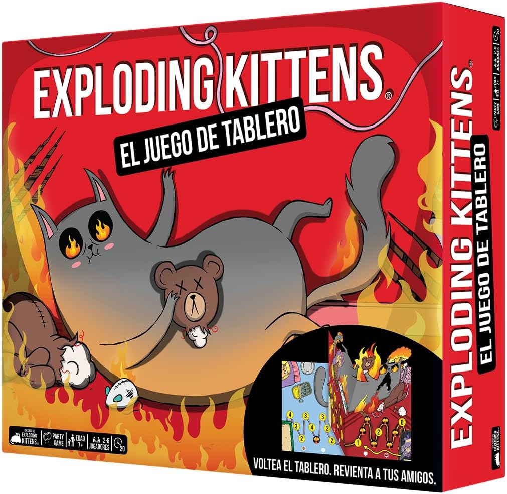 Exploding Kittens, el juego de tablero