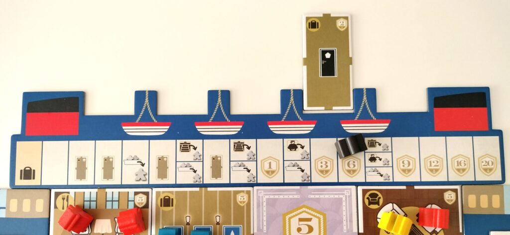 Marcador de Equipaje de ¡Todos a bordo! juego de mesa