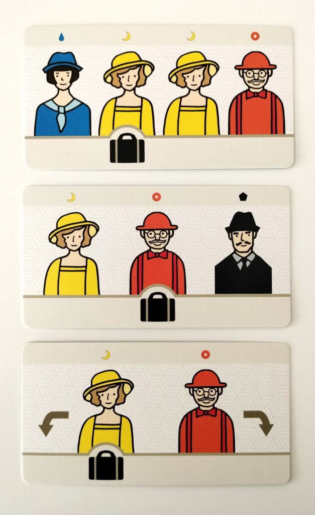 Cartas de Pasajero de ¡Todos a bordo! juego de mesa