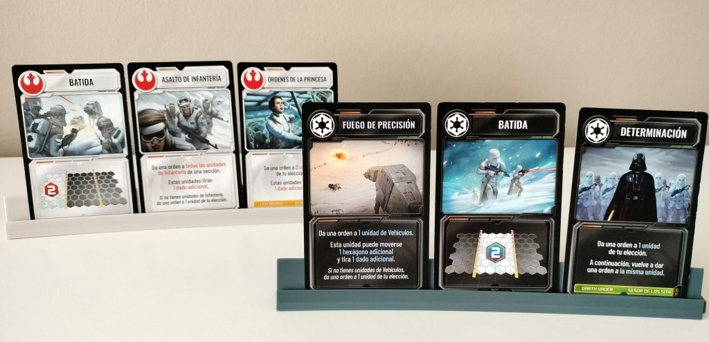 Cartas de Mando en sus portacartas