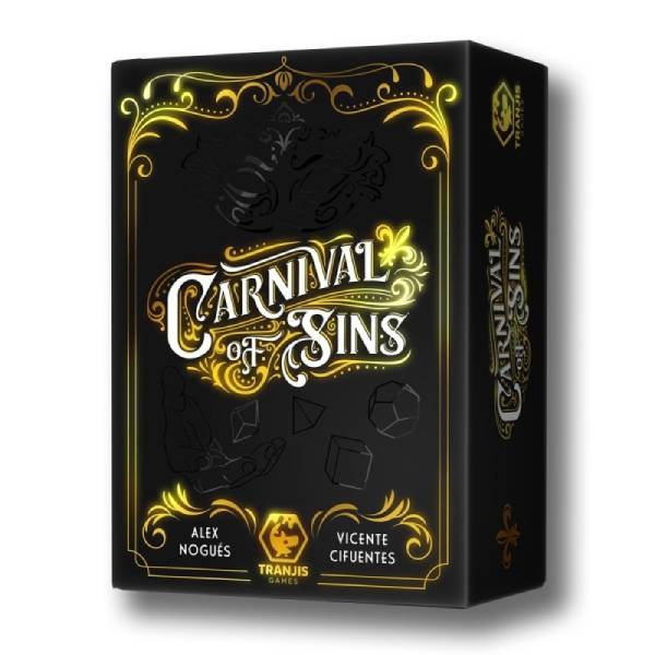 Carnival of Sins, juego de cartas y dados