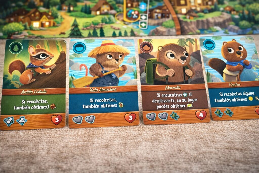 Cartas de amigo de Maple Valley juego de mesa