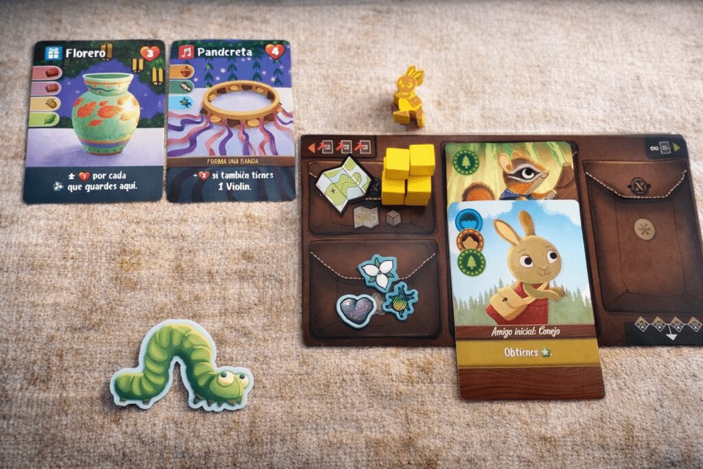 Preparación del tablero de jugador de Maple Valley juego de mesa