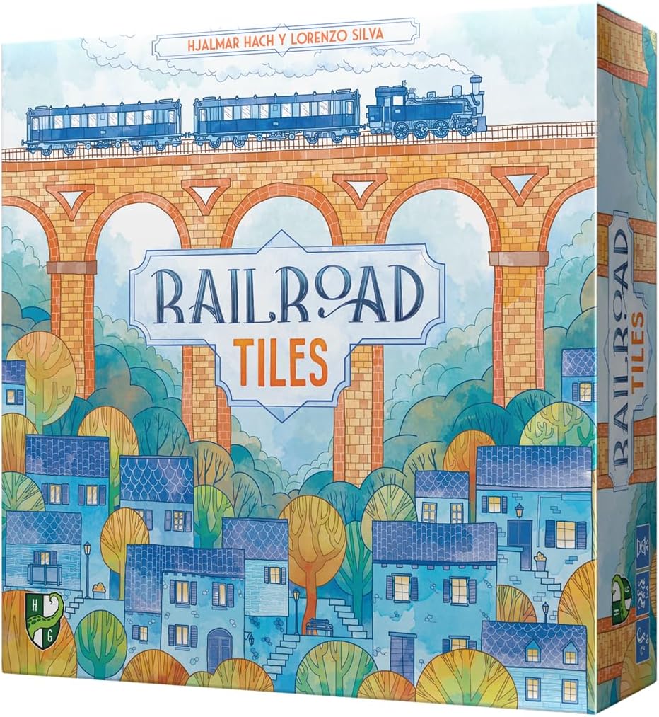 Railroad Tiles, juego de mesa de trenes y construcción de rutas para iniciarse