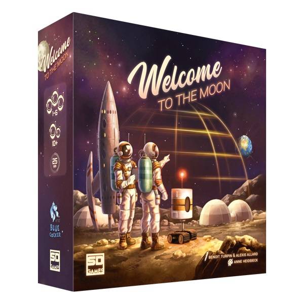 Welcome to the moon, juego de mesa intermedio de roll and write