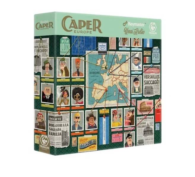 Caper, juego de mesa familiar para dos jugadores de control de areas