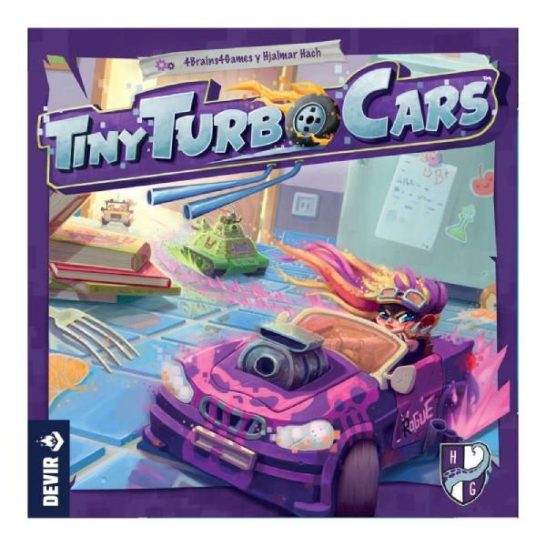 Tiny Turbo Cars, juego de mesa de gestión de acciones
