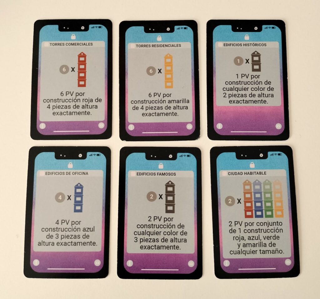 Cartas de puntuación