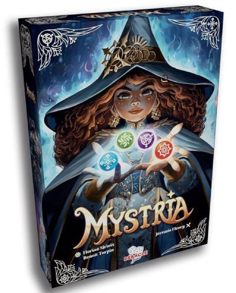 Mystria, juego de mesa para dos jugadores de fantasía