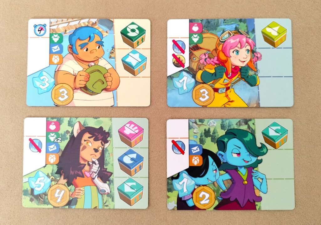 Cartas de encargo de Delivery Witches Cartas de encargo de Delivery Witches