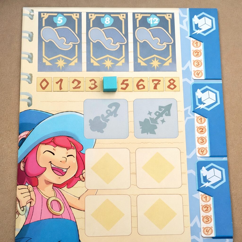 Tablero de jugador de Delivery Witches Tablero de jugador de Delivery Witches