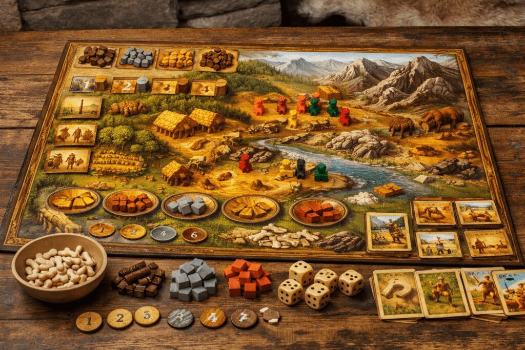 Mecánica de Colocación de trabajadores (Stone Age)