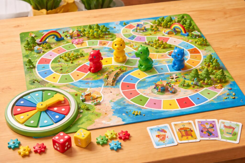 Tipos de juegos de mesa: infantiles