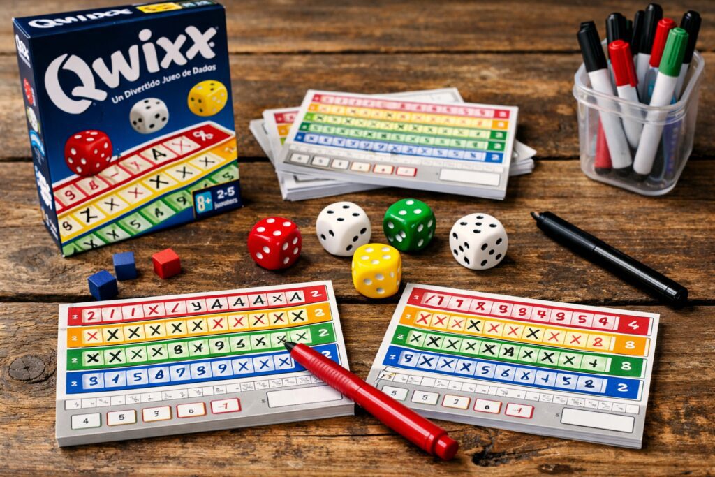 Mecánica de Roll and Write (Qwixx)