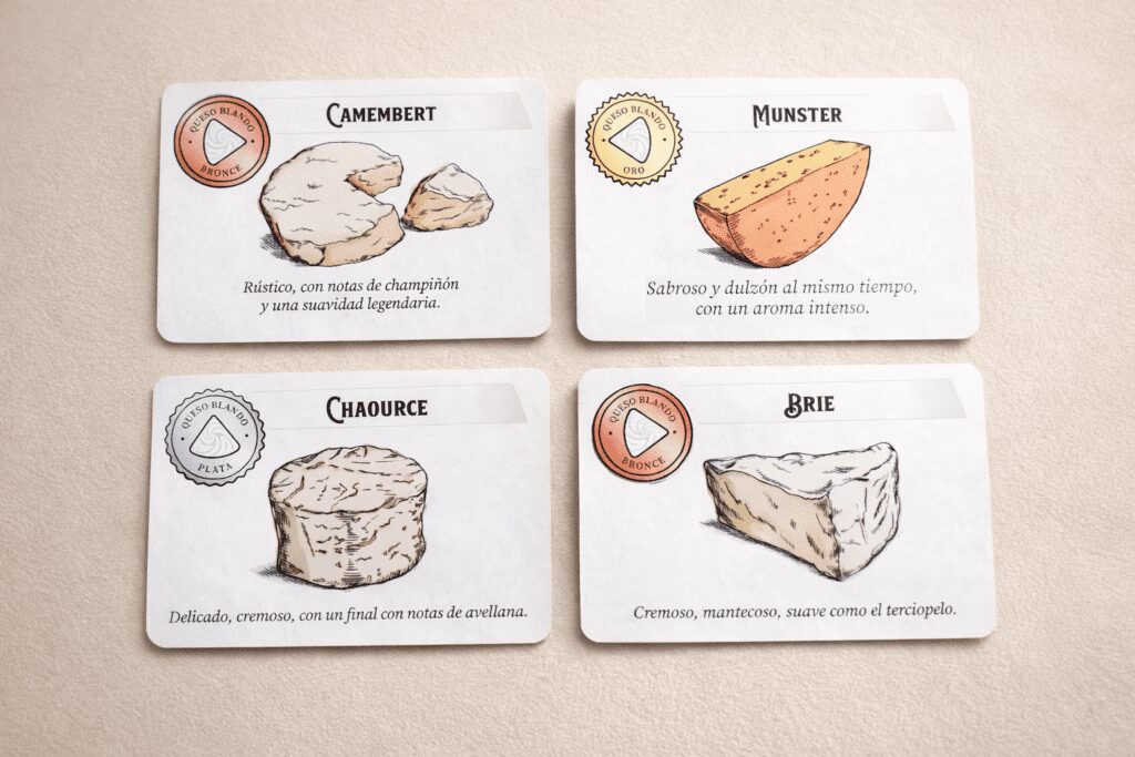 Cartas de Pedido de Fromage