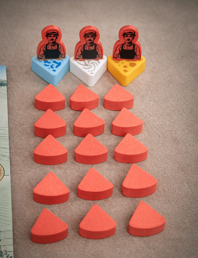 Componentes de Fromage juego de mesa
