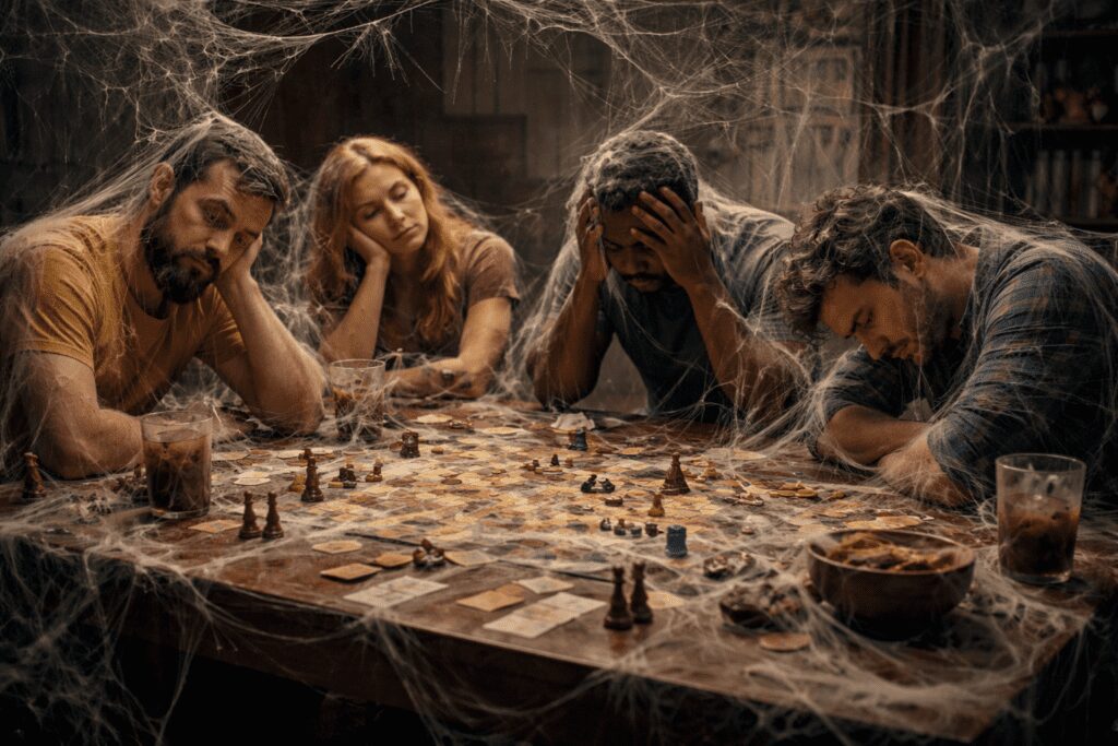 Escoge juegos de mesa con una duración adecuada al tiempo y los gustos de tu grupo Escoge juegos de mesa con una duración adecuada al tiempo y los gustos de tu grupo